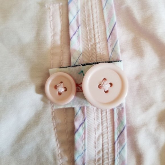 Vintage 90s, pale pink, fitted, cotton jacket/blazer, S, US 12P, Reitmans - Picture 7 of 7